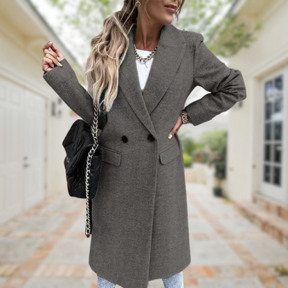 Langer Wintermantel Damen Modern Polyester für kalte Tage 10