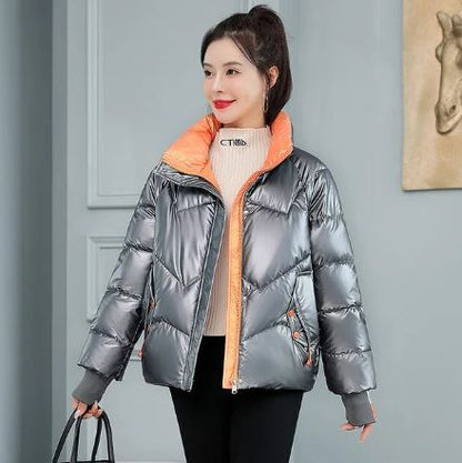 Variant image for Damenjacke Pufferjacke Wasserabweisend Hochwertiger Stoff-26