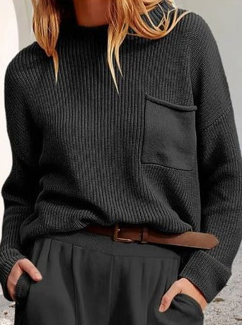 Damen-Winter-Strickpullover, trendy Acryl 4