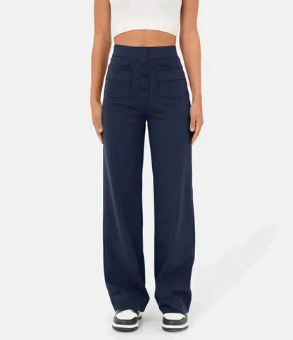 Damen-Hose, trendiges Design, hochwertiges Polyester-4