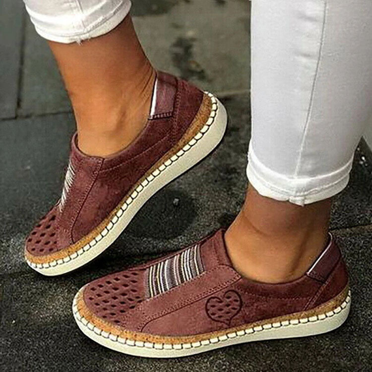 Damen Sneakers Orthopädische Leichte und Bequeme mit flexibler Sohle-5
