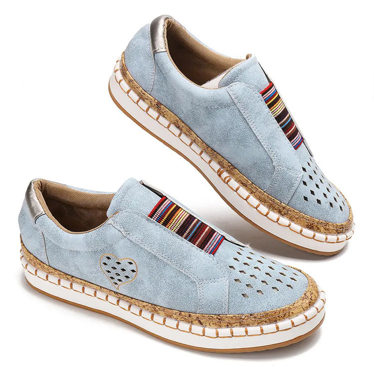 Damen Sneakers Orthopädische Leichte und Bequeme mit flexibler Sohle-4
