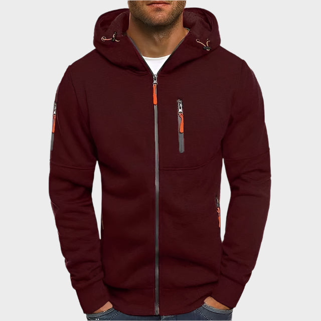 Herren-Hoodie, modern, weiche Baumwolle, lässige Passform-4