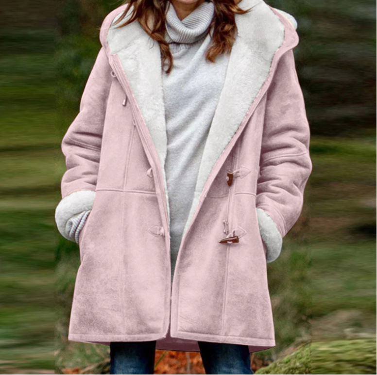 Damen Winterjacke Klassisches Design Polyester für kalte Wintertage-1