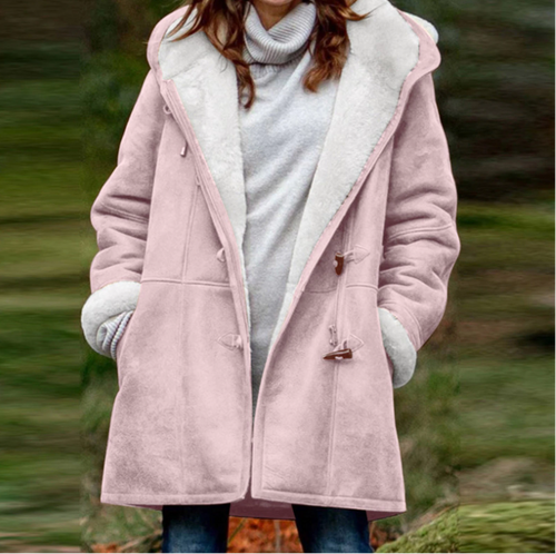 Damen Winterjacke Klassisches Design Polyester für kalte Wintertage-1