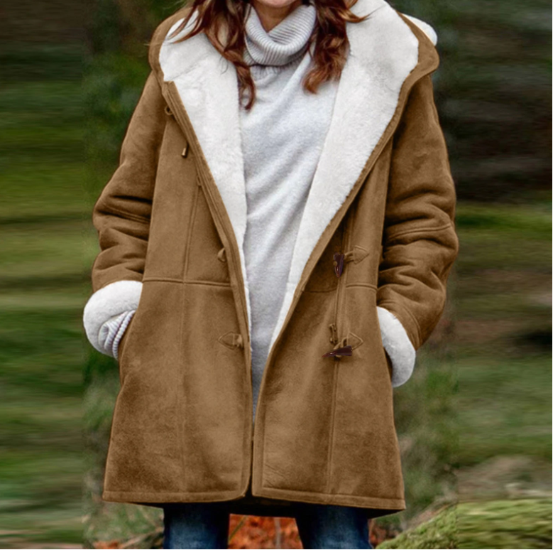 Variant image for Damen Winterjacke Klassisches Design Polyester für kalte Wintertage-9