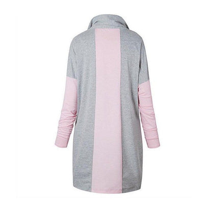 Damen-Herbstmantel Trendy Baumwolle Polyester-3