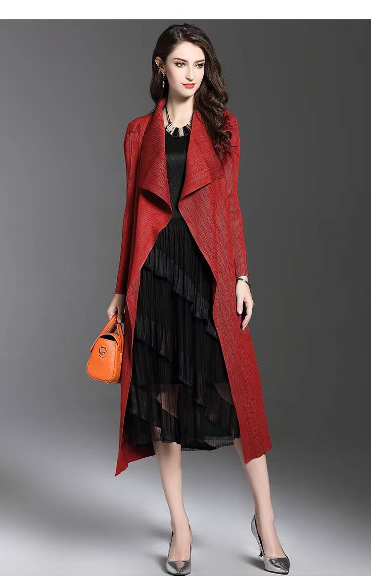 Damen-Mantel Monochrom Winter Polyester-5