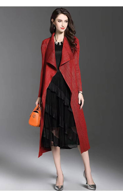 Variant image for Damen-Mantel Monochrom Winter Polyester-5