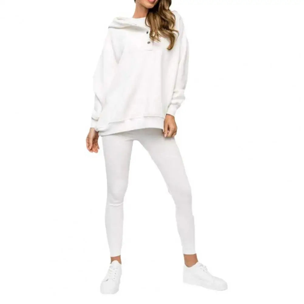 Variant image for Damen-Set, zweiteilig, Hoodie, asymmetrischer Ausschnitt, weiches Material-26