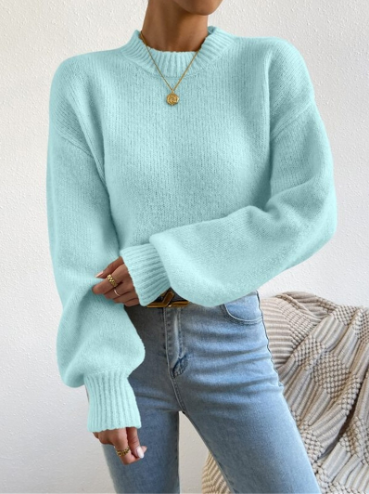 Variant image for Damen-Pullover, lange Ärmel, klassisch, weicher Stoff-9