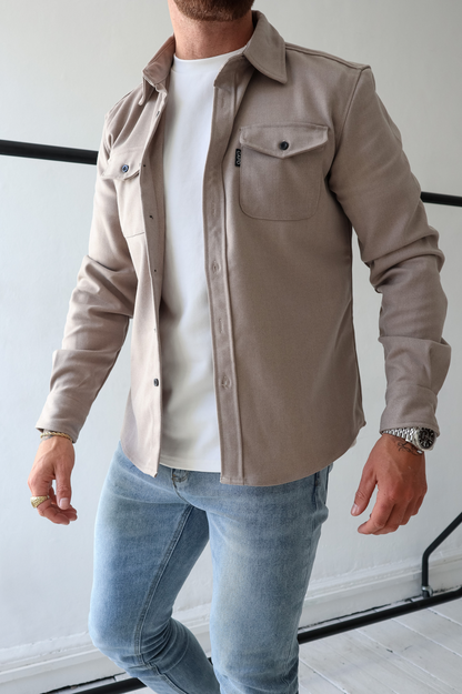 Herrenhemd, lange Ärmel, figurbetontes Polyester, Elasthan-3