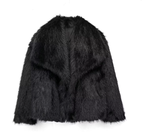 Variant image for Damenjacke aus Kunstfell Eleganter Schnitt Weiche und warme Jacke für Damen-9