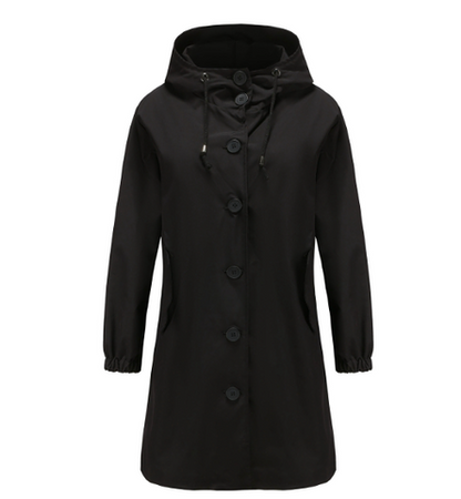 Variant image for Wasserdichte Damen-Winterjacke mit Kapuze und winddichtem Kragen aus Synthetikmaterial-1