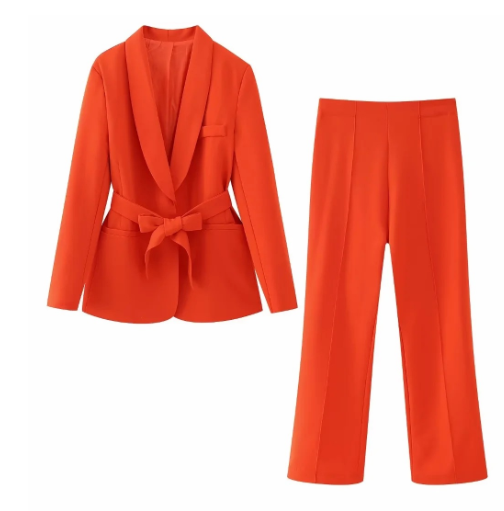 Kostüm für Damen, 2-teilig, Blazer und Hose aus Polyester und Elasthan – elegantes und zeitloses Design 11