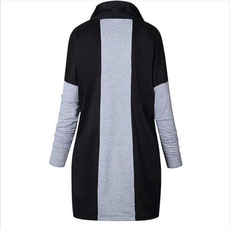 Damen-Herbstmantel Trendy Baumwolle Polyester-2
