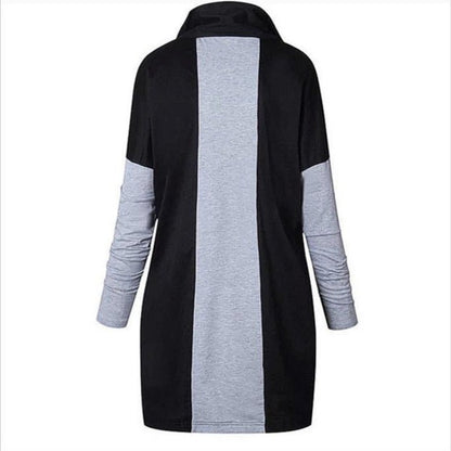 Damen-Herbstmantel Trendy Baumwolle Polyester-2