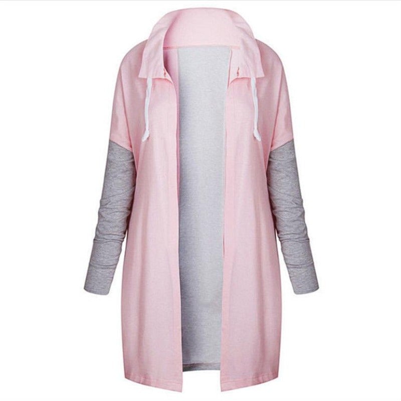Damen-Herbstmantel Trendy Baumwolle Polyester-1