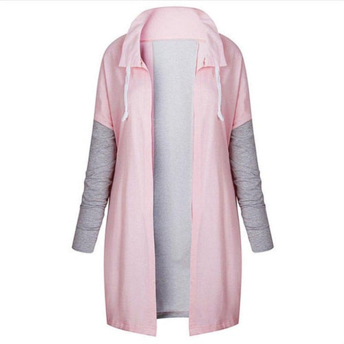 Damen-Herbstmantel Trendy Baumwolle Polyester-1