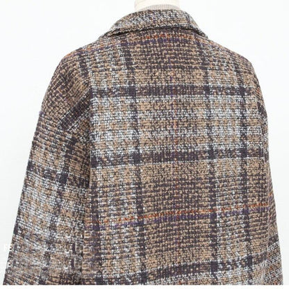Damen-Mantel, kurz, klassische Baumwolle, Polyester-2
