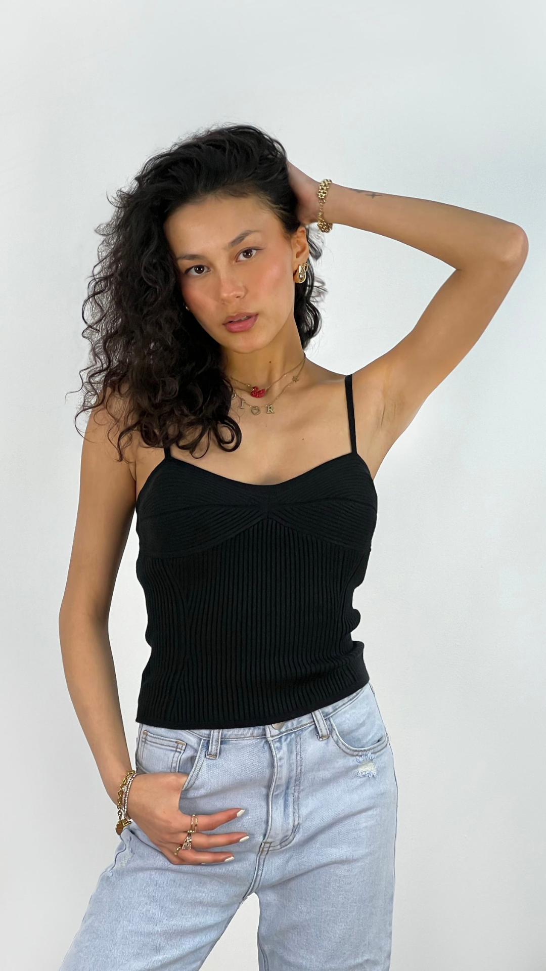 Damen-Top, Basismodell, weiche Mischung, komfortabees Design 6
