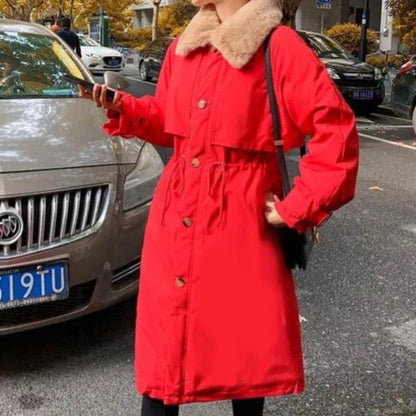Variant image for Damen-Carcoat, gefüttert, klassisches Design, Baumwolle, Polyester-13