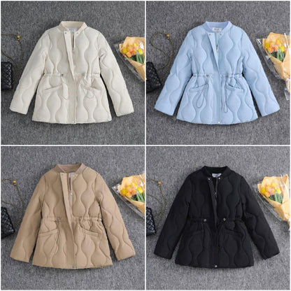 Damenjacke Klassisch Gesteppt Baumwolle und Polyester-5
