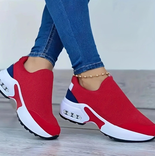 Damen-Sneaker mit ergonomischem Fußbett und atmungsaktivem Material – bequemes Design für einen aktiven Lebensstil 1