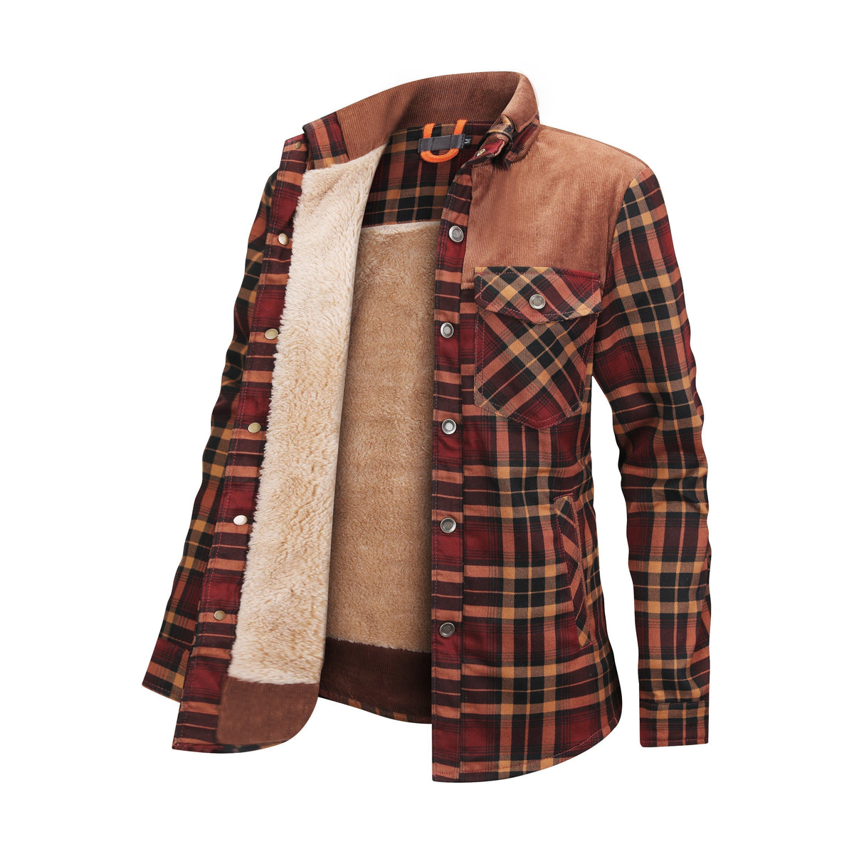 Herren-Flanelljacke, klassischer Stil, hochwertiges Material 1