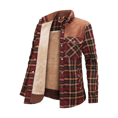 Herren-Flanelljacke, klassischer Stil, hochwertiges Material 1