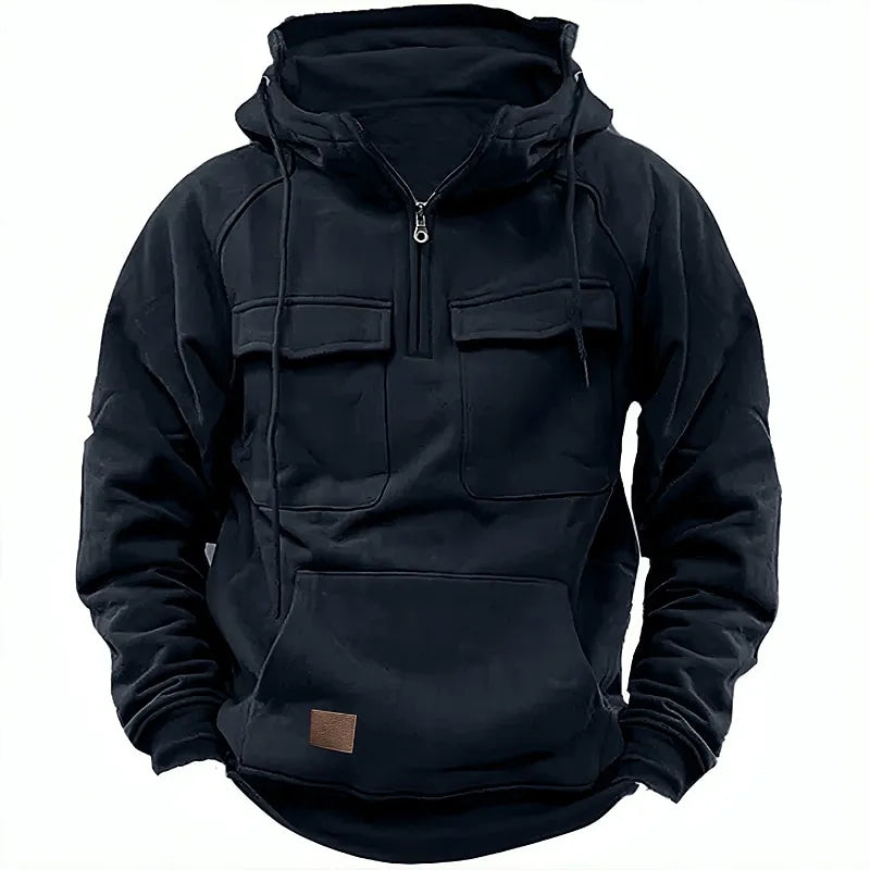 Damen-Sportpullover, mit Kapuze, aus langlebigem Material-1