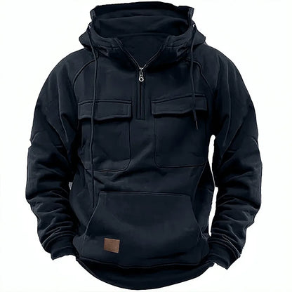 Damen-Sportpullover, mit Kapuze, aus langlebigem Material-1