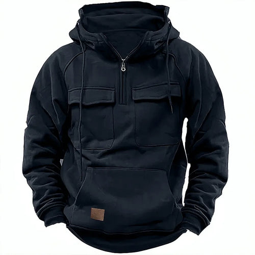 Damen-Sportpullover, mit Kapuze, aus langlebigem Material-1