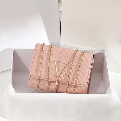 Damen-Handtasche, elegantes Design, mit Stickereien, hochwertiger Stoff-2