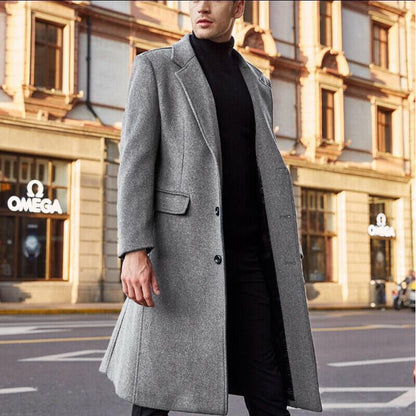 Herren-Wintermantel, zeitlos, chic, hochwertiges Material-2