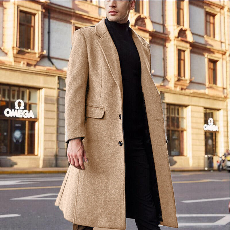 Herren-Wintermantel, zeitlos, chic, hochwertiges Material-4