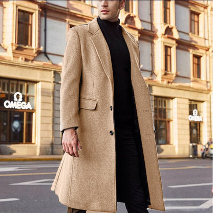 Herren-Wintermantel, zeitlos, chic, hochwertiges Material-4