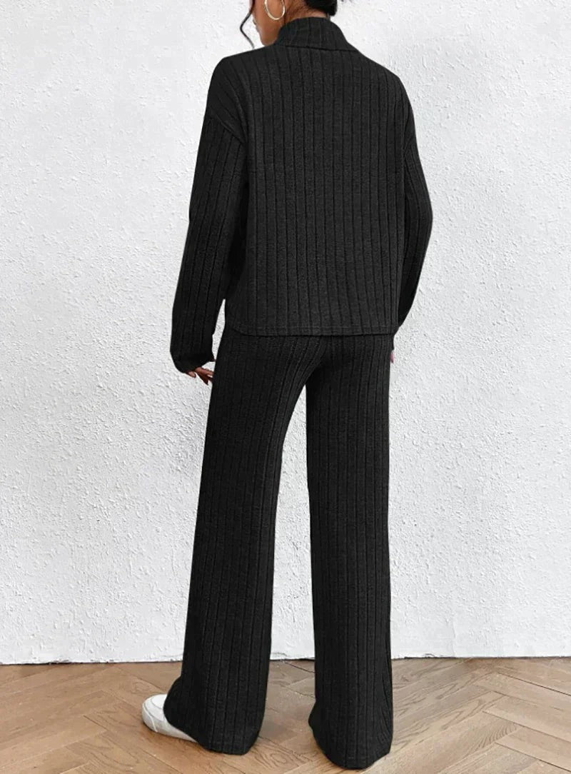 Damen-Strickpullover, und, Hose, Set, weiche Qualität 2