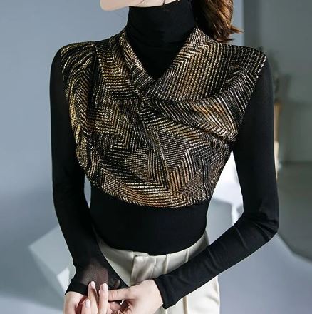 Variant image for Damen-Rollkragenpullover, weiche Baumwolle, schick-8