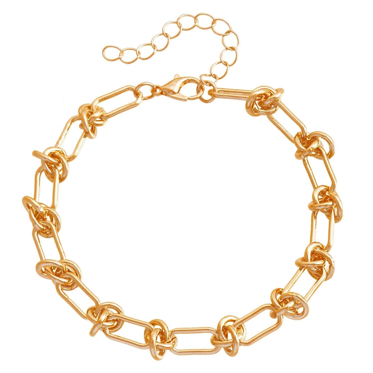 Elegantes U-förmiges Halsketten- und Armbandset aus langlebigen Metallen – verstellbare Länge, minimalistisches Design für Alltag und Fest 5