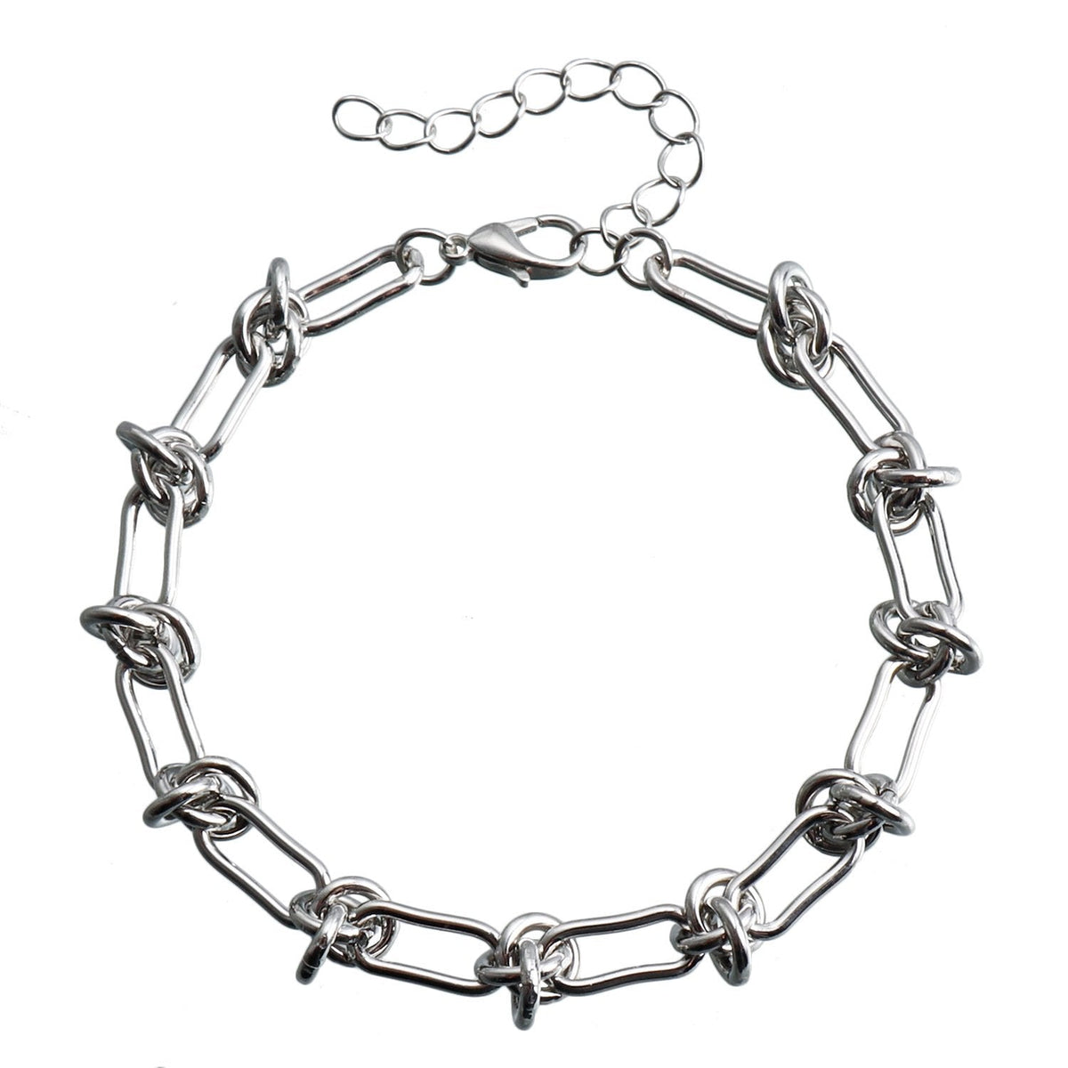 Elegantes U-förmiges Halsketten- und Armbandset aus langlebigen Metallen – verstellbare Länge, minimalistisches Design für Alltag und Fest 6