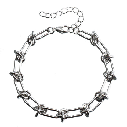 Elegantes U-förmiges Halsketten- und Armbandset aus langlebigen Metallen – verstellbare Länge, minimalistisches Design für Alltag und Fest 6