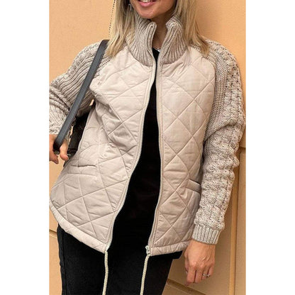 Damenjacke Hoher Kragen Isolierendes Material für Damen-3