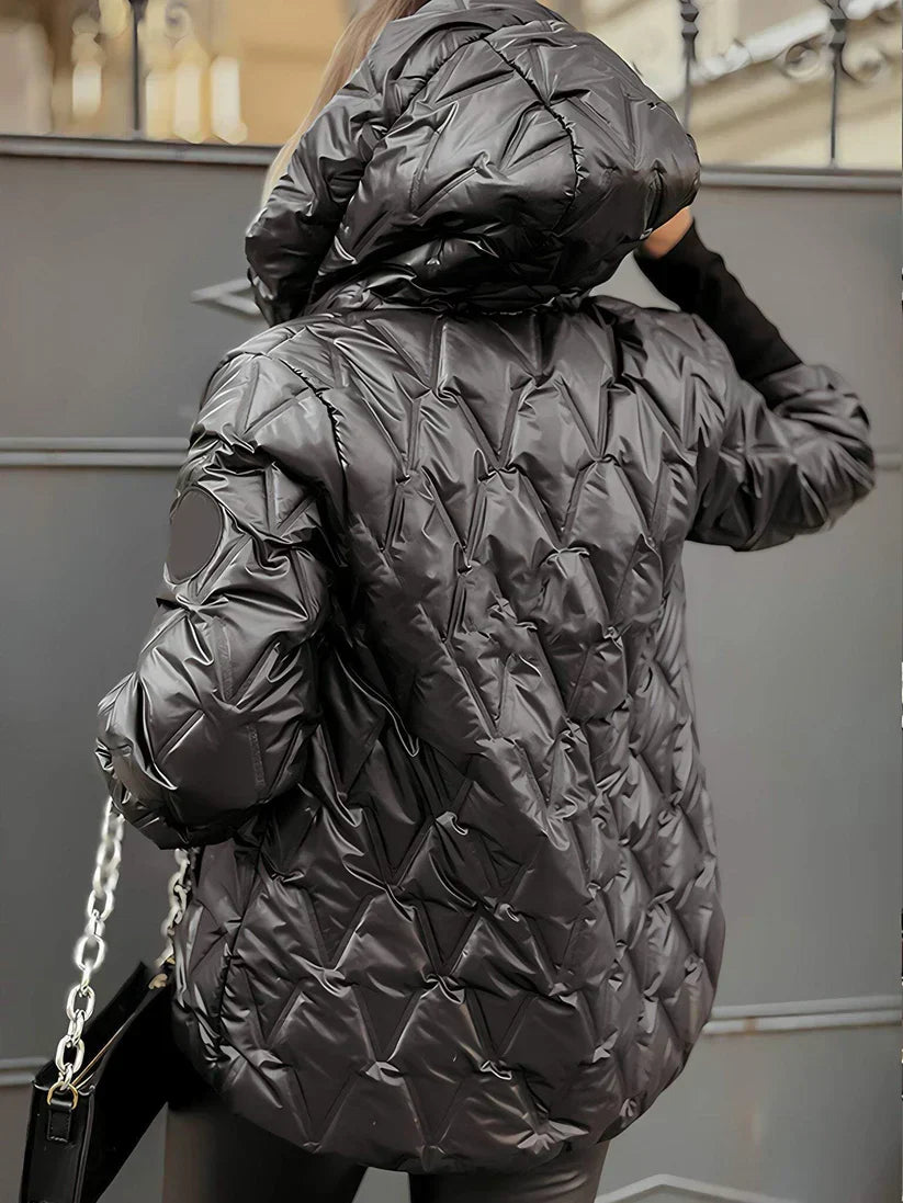 Damenjacke im Quilt-Design aus isolierendem Material – Figurbetont mit Taschen für kalte Wintertage 6