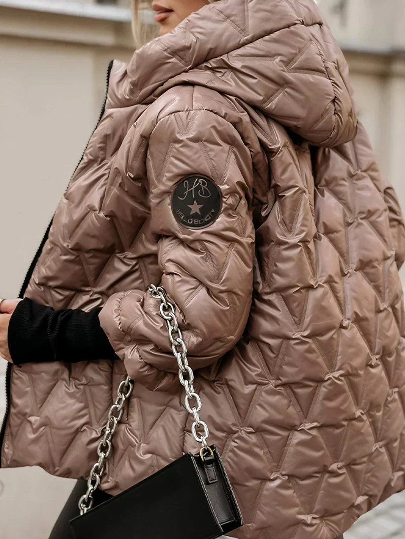 Damenjacke im Quilt-Design aus isolierendem Material – Figurbetont mit Taschen für kalte Wintertage 2