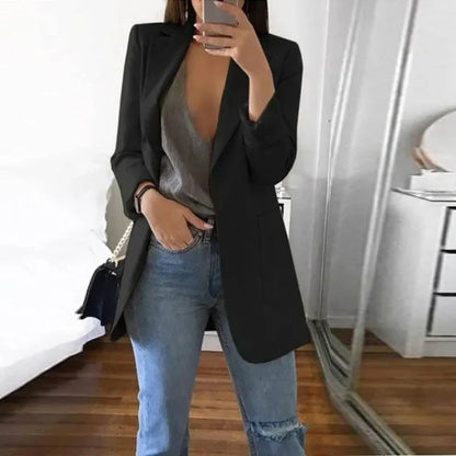 Damen Blazer Modernes Design Wollmix Elegant und Zeitlos-6
