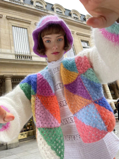 Damen-Strickpullover, bunt, weiche Acrylmischung-2