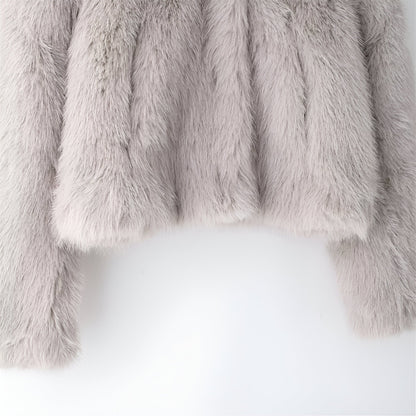 Damen-Mantel Lässig Schick Wollmischung-4