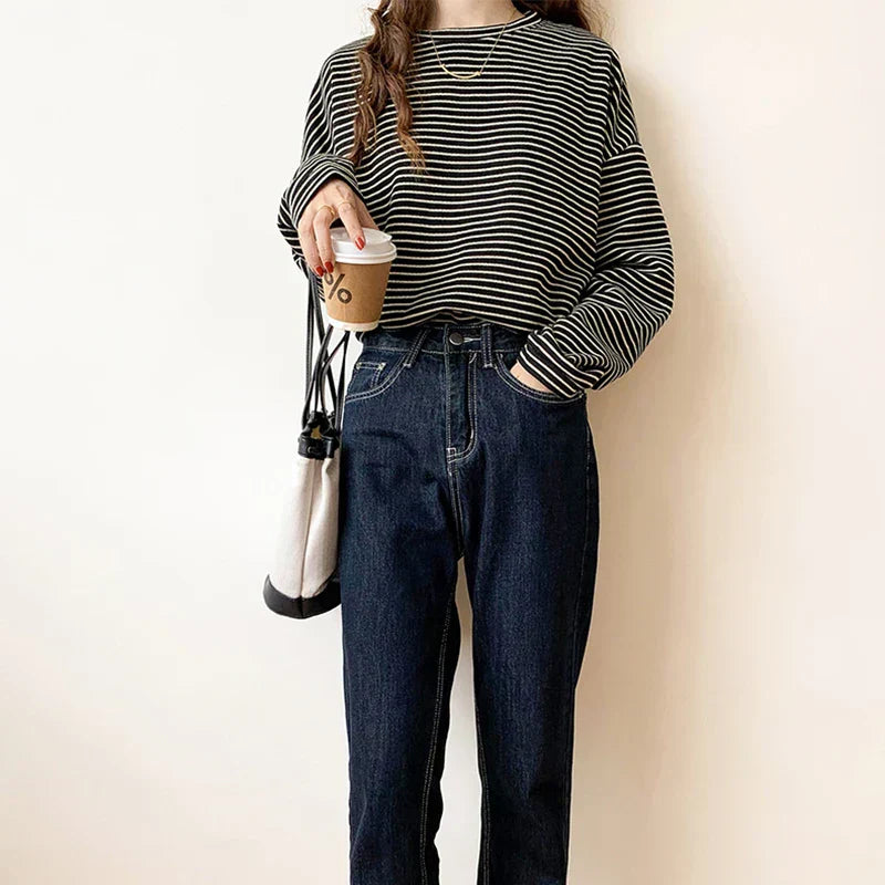 Damen-Strickpullover, klassischer Stil, weiches Material-3