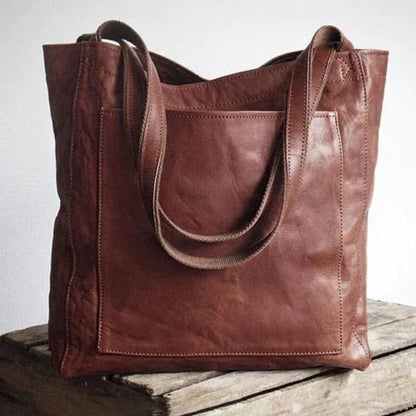 Herren-Schultertasche, Leder, modernes Design, geräumig, mit verstellbarem Schulterriemen 2